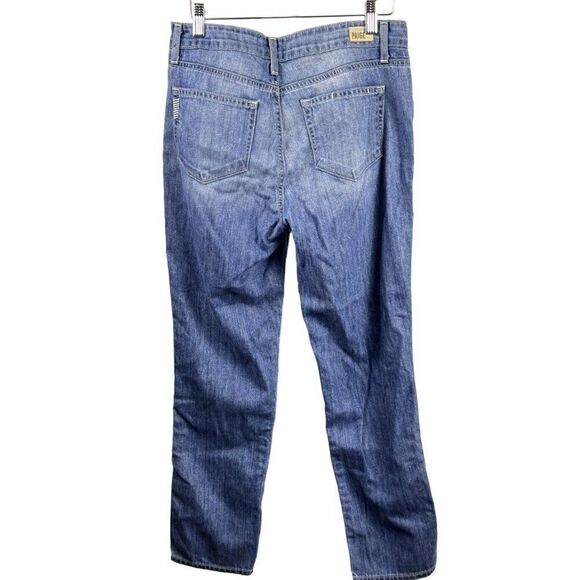 Paige Denim Callie Crop High-Rise Jeans Sz 26 EUC - Picture 2 of 7